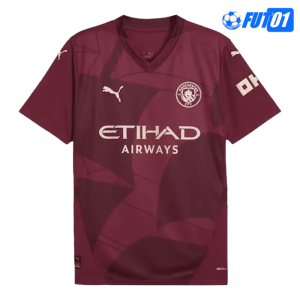 Camiseta Manchester City Third 2024/2025 Rojo