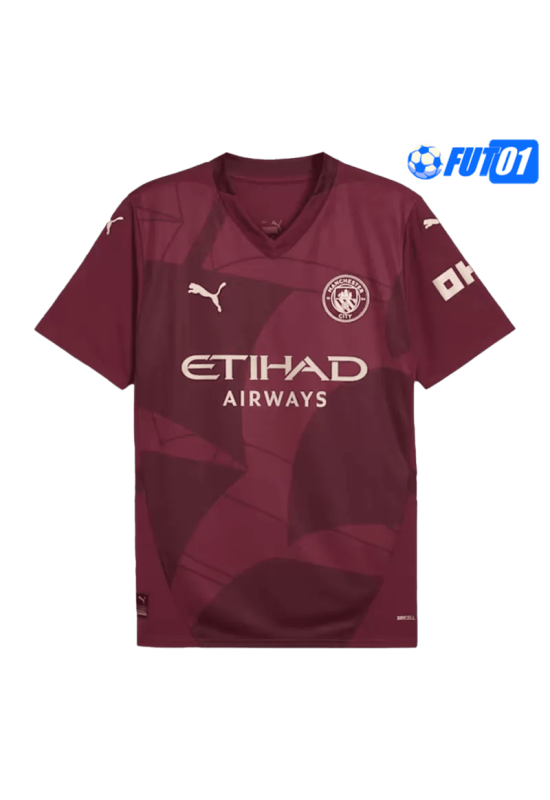 Camiseta Manchester City Third 2024/2025 Rojo