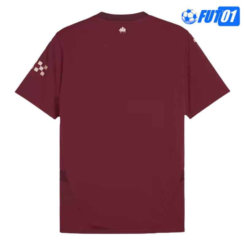 Camiseta Manchester City Third 2024/2025 Rojo