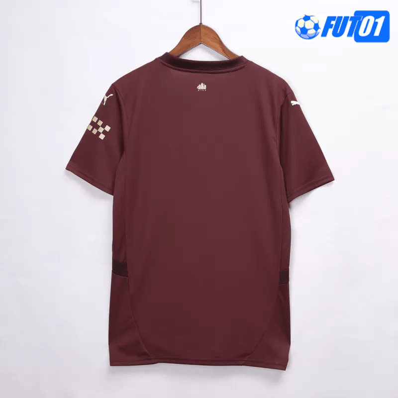 Camiseta Manchester City Third 2024/2025 Rojo