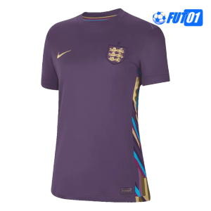 Camiseta Mujer Inglaterra Away 2024 Azul Marino