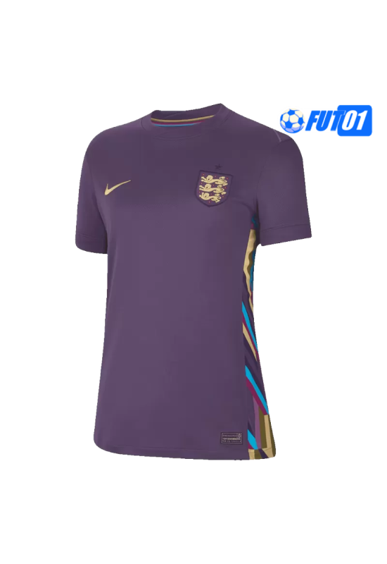Camiseta Mujer Inglaterra Away 2024 Azul Marino