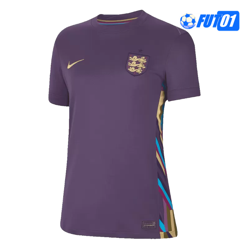 Camiseta Mujer Inglaterra Away 2024 Azul Marino