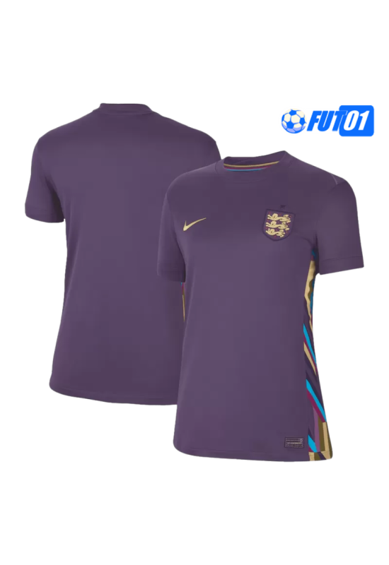Camiseta Mujer Inglaterra Away 2024 Azul Marino