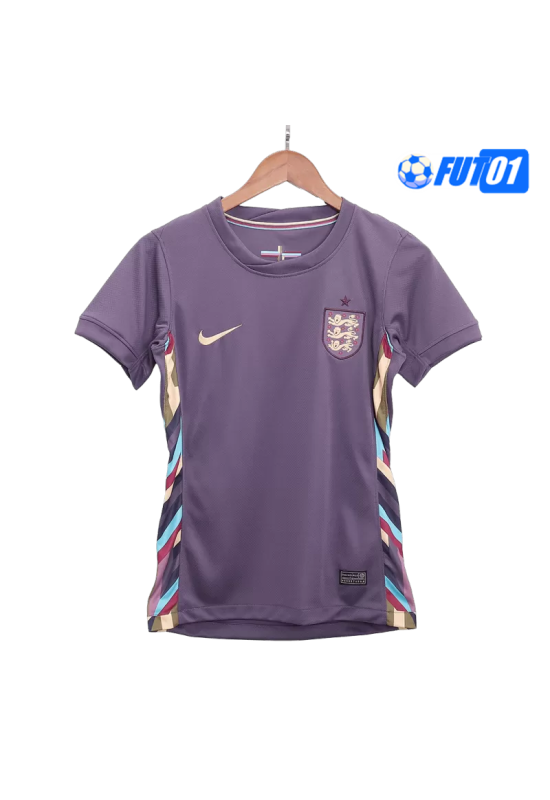 Camiseta Mujer Inglaterra Away 2024 Azul Marino