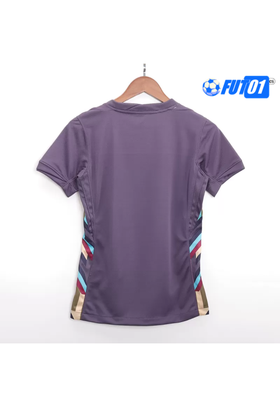 Camiseta Mujer Inglaterra Away 2024 Azul Marino