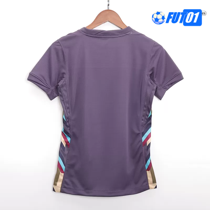 Camiseta Mujer Inglaterra Away 2024 Azul Marino