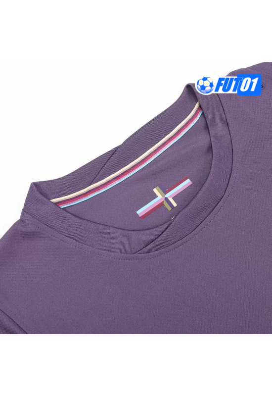 Camiseta Mujer Inglaterra Away 2024 Azul Marino