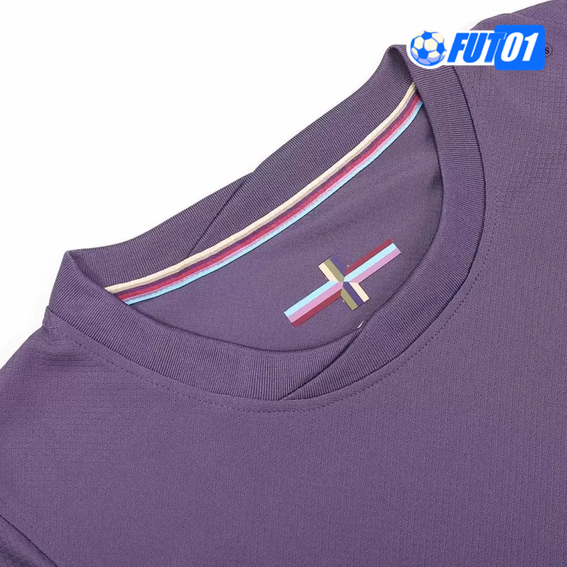 Camiseta Mujer Inglaterra Away 2024 Azul Marino