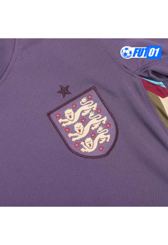 Camiseta Mujer Inglaterra Away 2024 Azul Marino