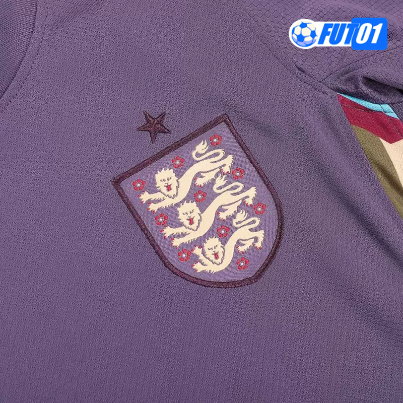 Camiseta Mujer Inglaterra Away 2024 Azul Marino
