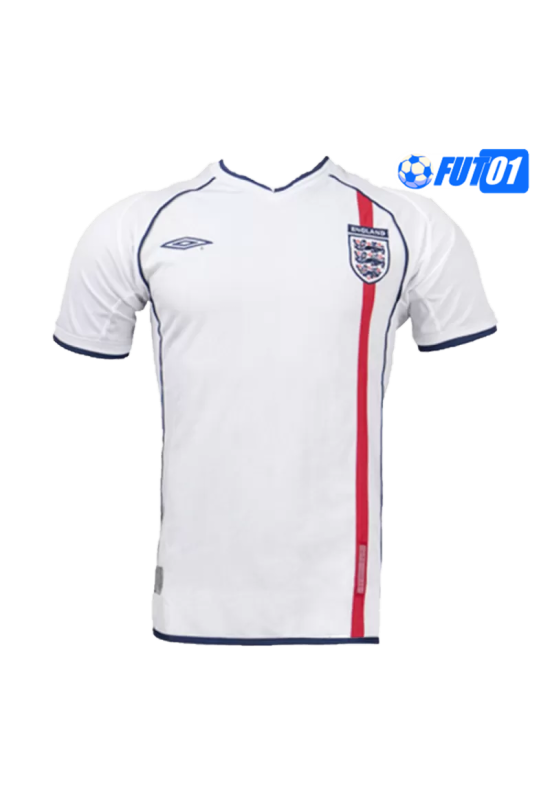 Camiseta Retro Inglaterra Home 2002 Blanco