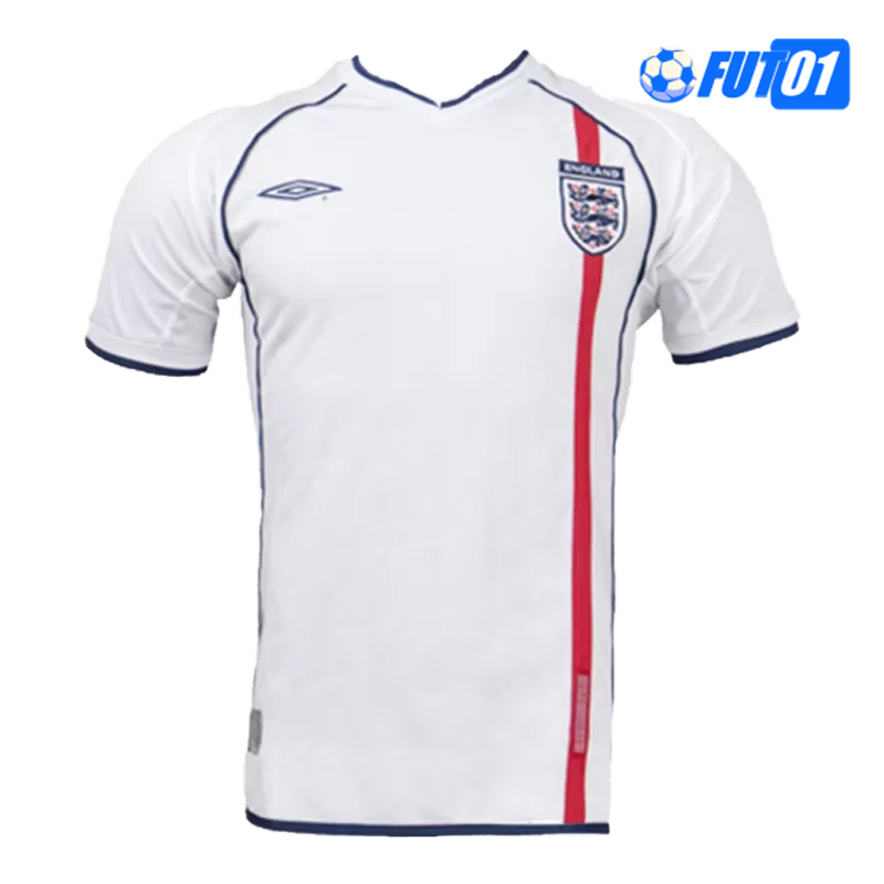 Camiseta Retro Inglaterra Home 2002 Blanco