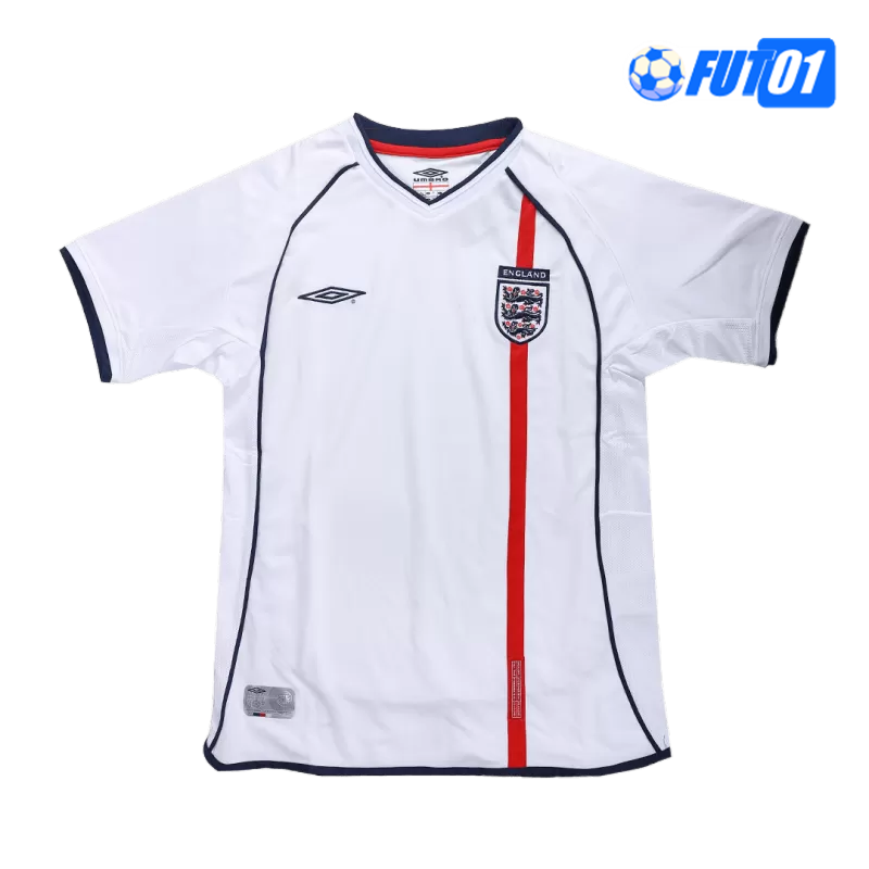 Camiseta Retro Inglaterra Home 2002 Blanco