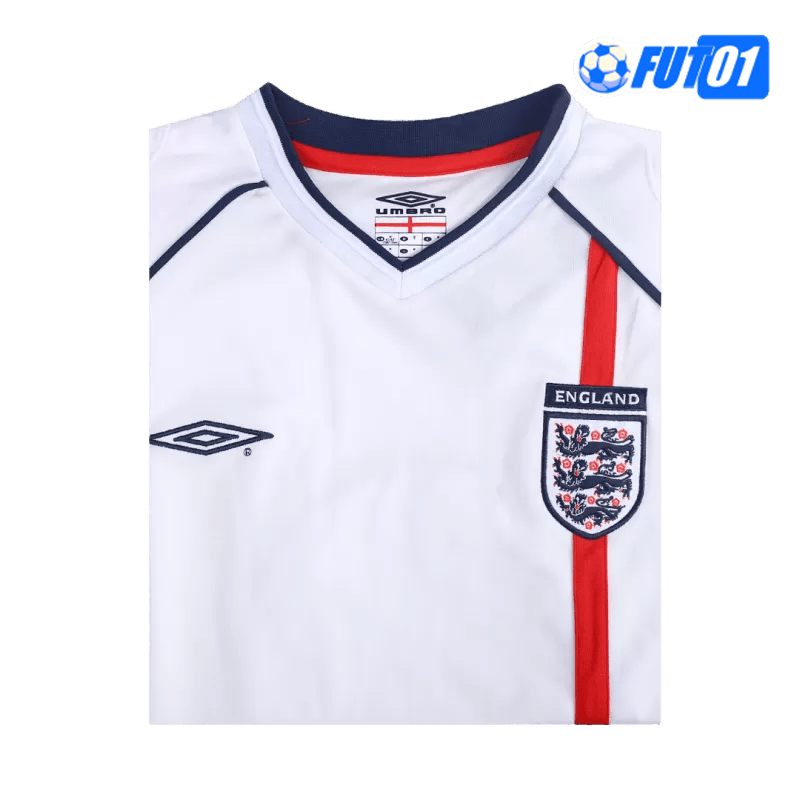 Camiseta Retro Inglaterra Home 2002 Blanco