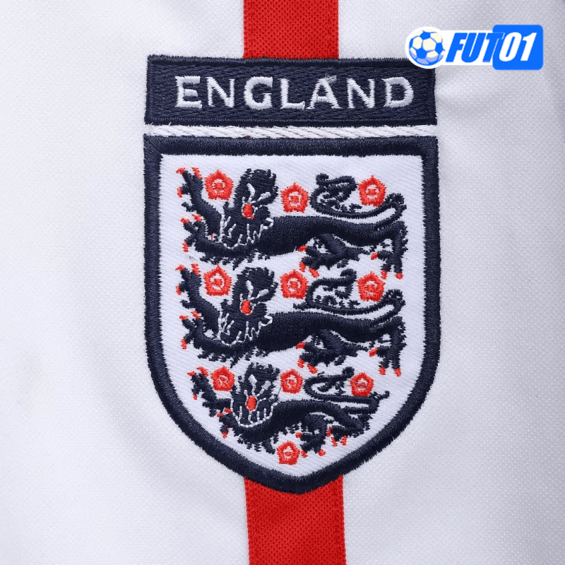 Camiseta Retro Inglaterra Home 2002 Blanco