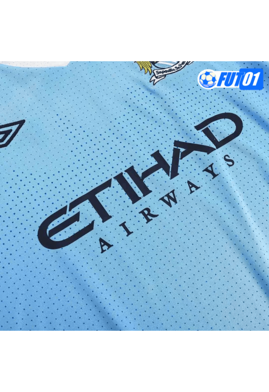 Camiseta Retro Manchester City Home 2011/12 Azul