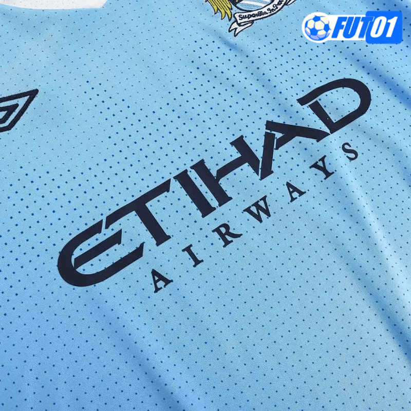 Camiseta Retro Manchester City Home 2011/12 Azul