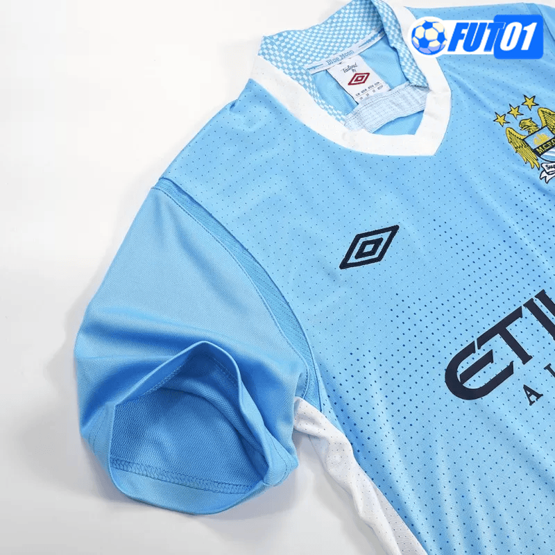 Camiseta Retro Manchester City Home 2011/12 Azul