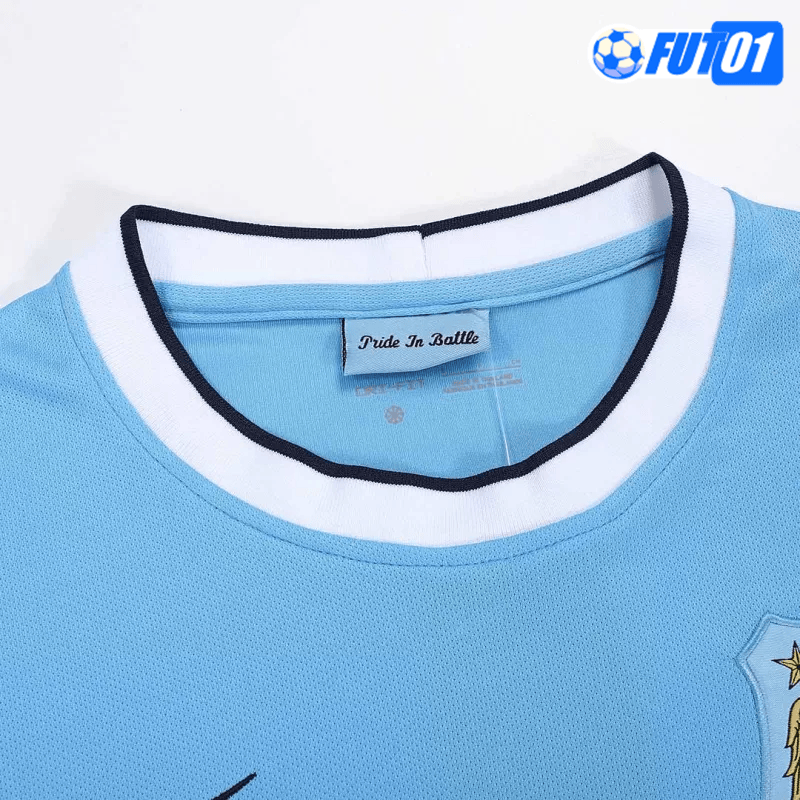 Camiseta Retro Manchester City Home 2013/14 Azul