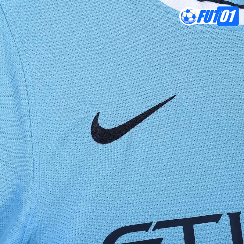 Camiseta Retro Manchester City Home 2013/14 Azul