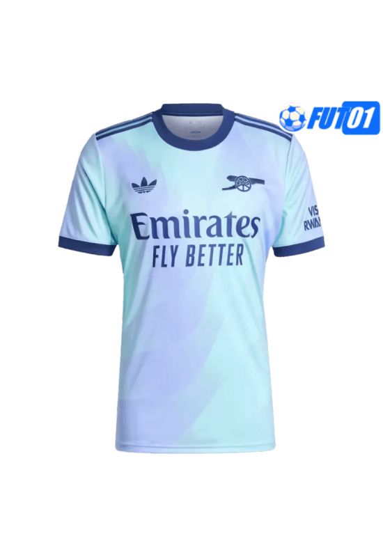 Camiseta Arsenal Third 2024/2025 Azul/Púrpura