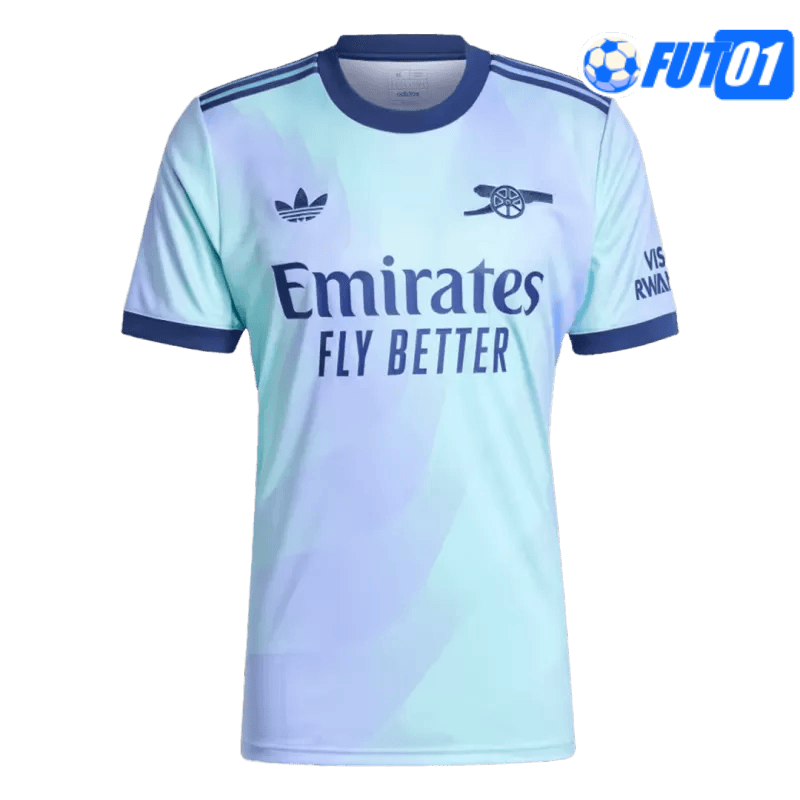 Camiseta Arsenal Third 2024/2025 Azul/Púrpura