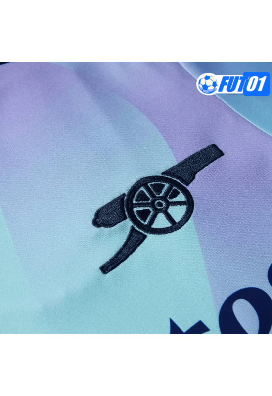 Camiseta Arsenal Third 2024/2025 Azul/Púrpura