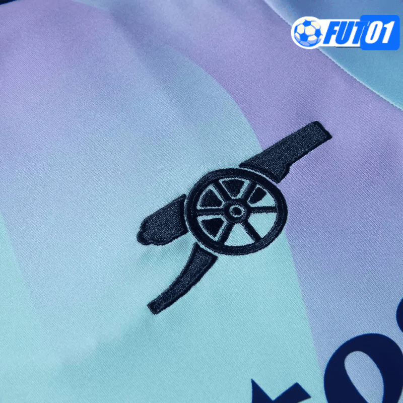 Camiseta Arsenal Third 2024/2025 Azul/Púrpura