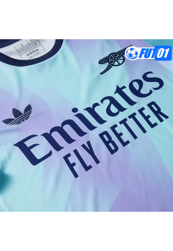 Camiseta Arsenal Third 2024/2025 Azul/Púrpura