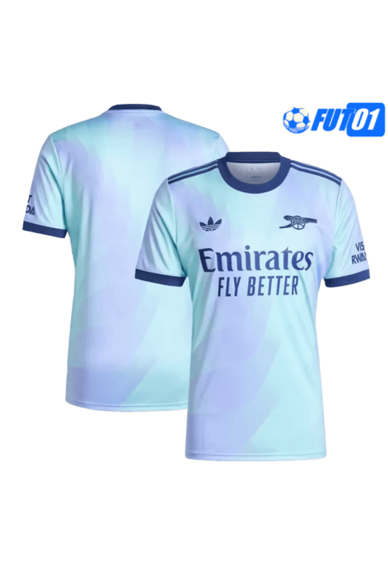 Camiseta Arsenal Third 2024/2025 Azul/Púrpura