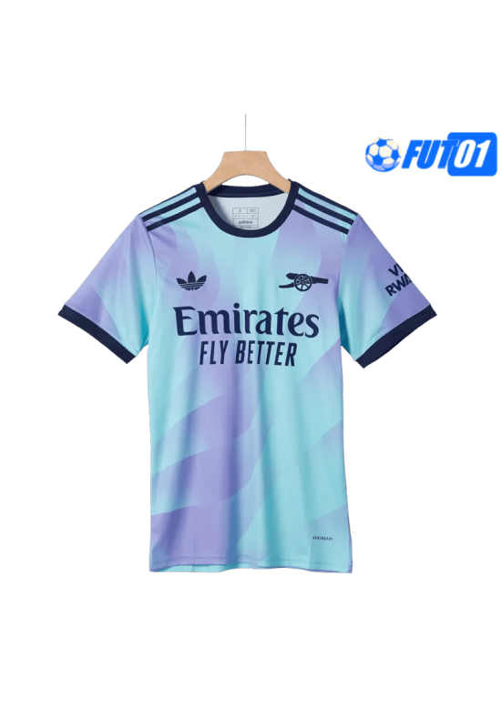 Camiseta Arsenal Third 2024/2025 Azul/Púrpura