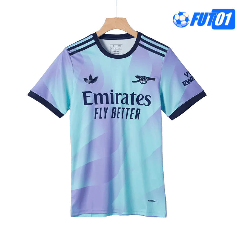 Camiseta Arsenal Third 2024/2025 Azul/Púrpura
