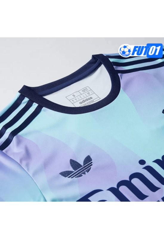Camiseta Arsenal Third 2024/2025 Azul/Púrpura