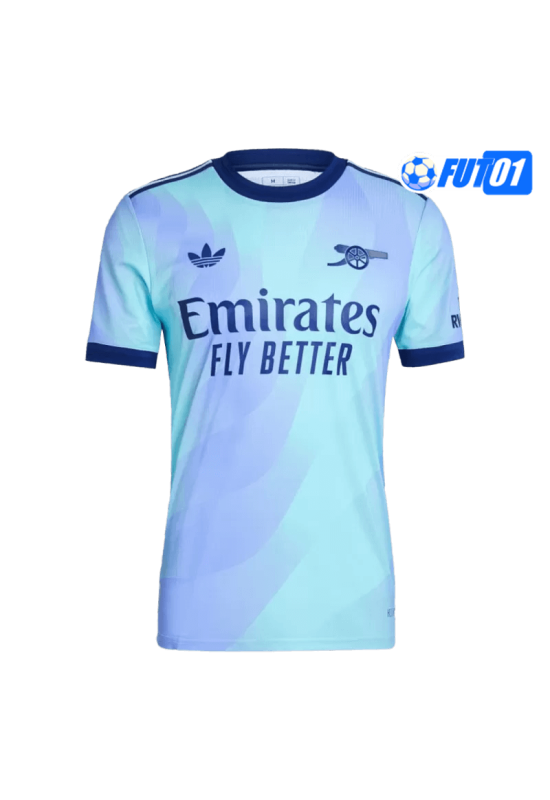 Camiseta Arsenal Third 2024/2025 Versión Jugador Azul/Púrpura