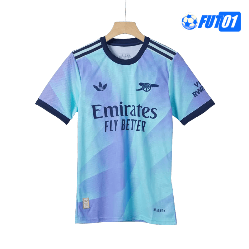 Camiseta Arsenal Third 2024/2025 Versión Jugador Azul/Púrpura