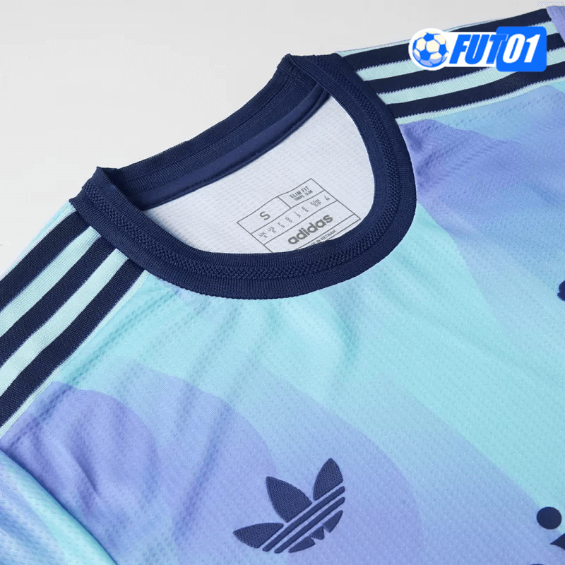 Camiseta Arsenal Third 2024/2025 Versión Jugador Azul/Púrpura