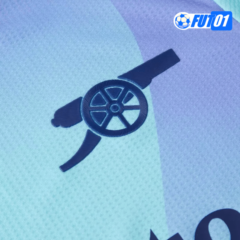 Camiseta Arsenal Third 2024/2025 Versión Jugador Azul/Púrpura