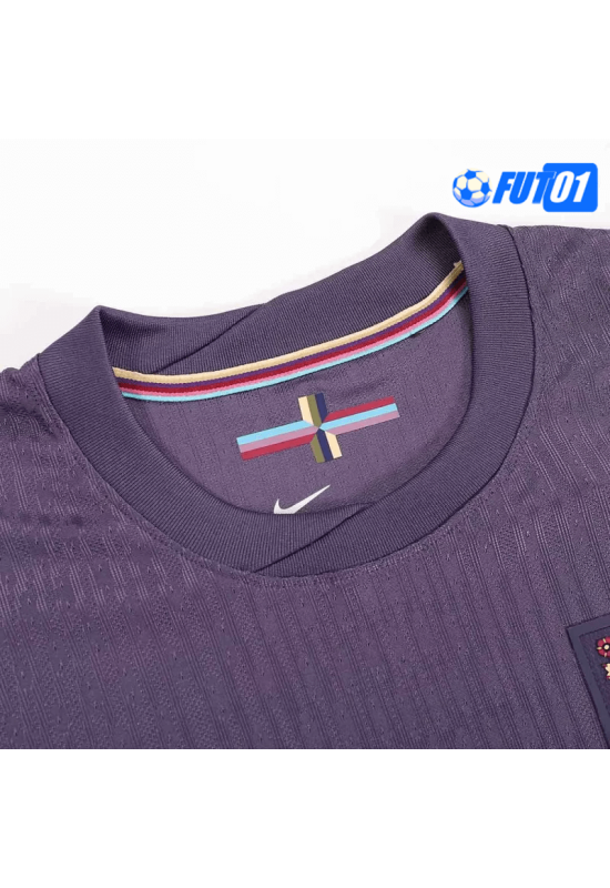 Camiseta Inglaterra Away 2024 Versión Jugador Azul Marino