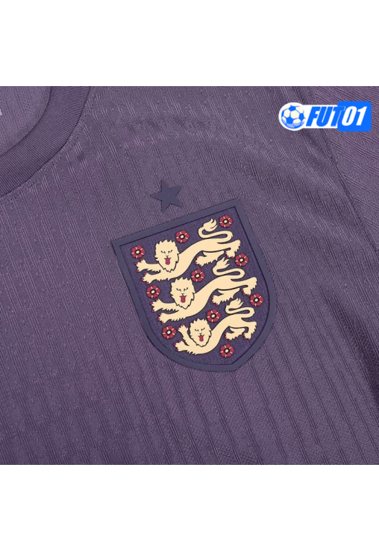 Camiseta Inglaterra Away 2024 Versión Jugador Azul Marino