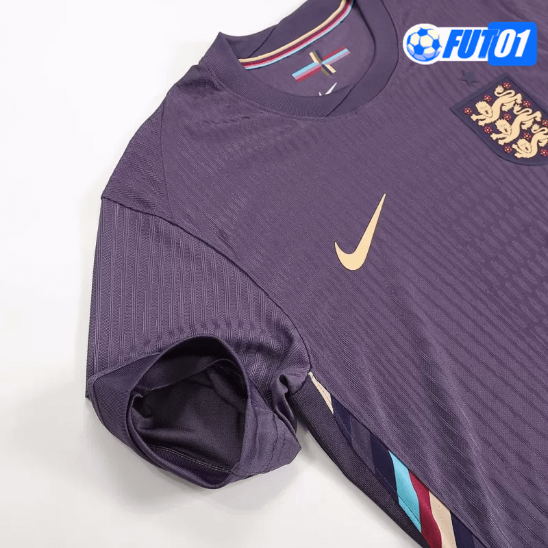 Camiseta Inglaterra Away 2024 Versión Jugador Azul Marino