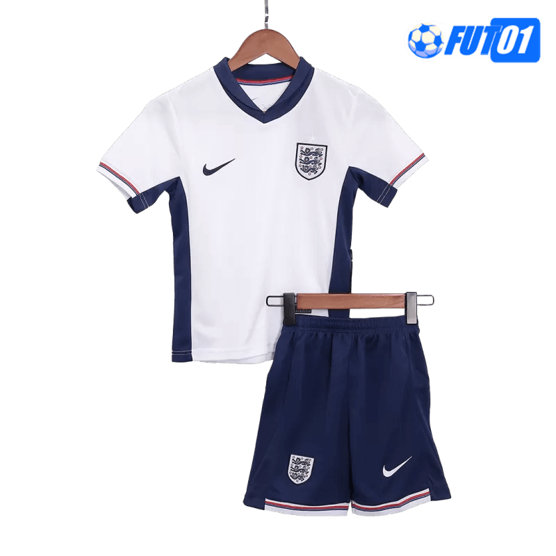 Camiseta Inglaterra Home 2024 Niño Blanco