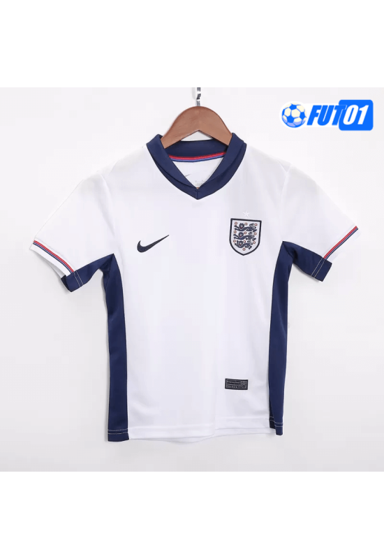 Camiseta Inglaterra Home 2024 Niño Blanco