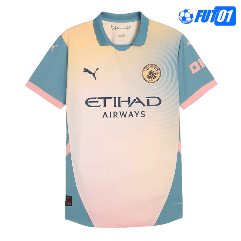 Camiseta Manchester City 4th 2024/2025 Versión Jugador Amarillo