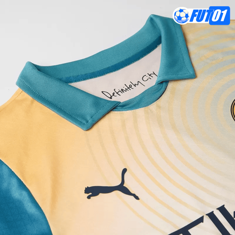 Camiseta Manchester City 4th 2024/2025 Versión Jugador Amarillo