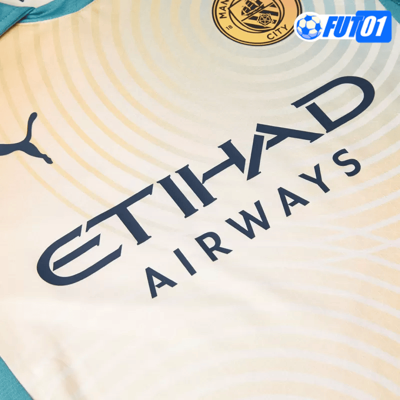 Camiseta Manchester City 4th 2024/2025 Versión Jugador Amarillo