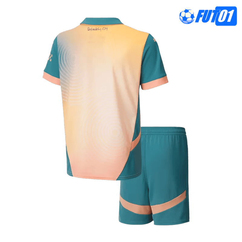 Camiseta Manchester City 4th 2024/2025 Niño Amarillo