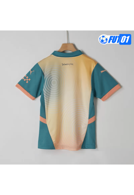 Camiseta Manchester City 4th 2024/2025 Niño Amarillo