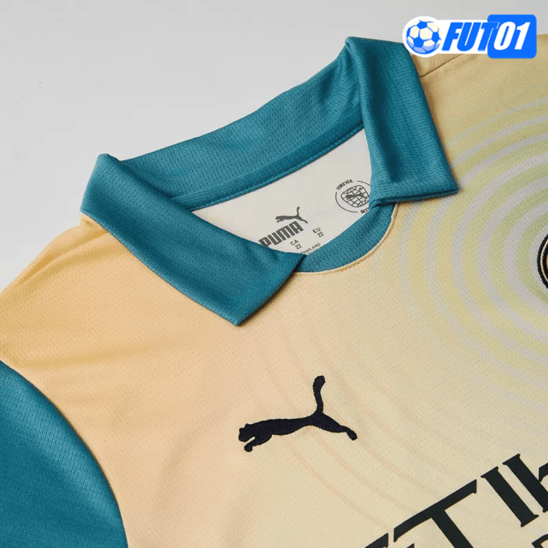 Camiseta Manchester City 4th 2024/2025 Niño Amarillo