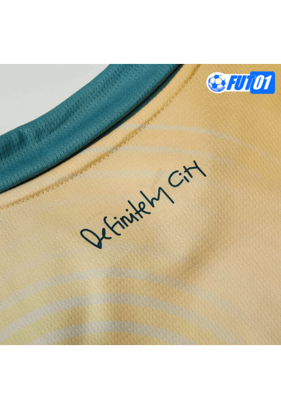 Camiseta Manchester City 4th 2024/2025 Niño Amarillo